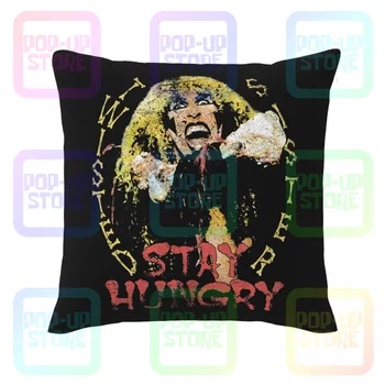 Современная Twisted Sister Stay Hungry Tour Хард-рок-группа Льняная наволочка для наволочки Натуральная Супер мягкая Антибактериальная