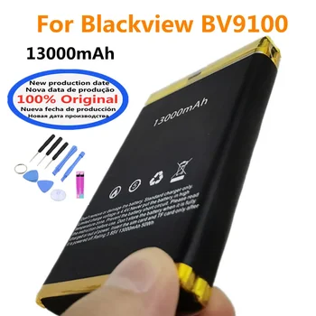 Высококачественный 100% Оригинальный Аккумулятор Для Blackview BV9100 Battery 13000mAh Batteria Battery Быстрая Доставка + Инструменты