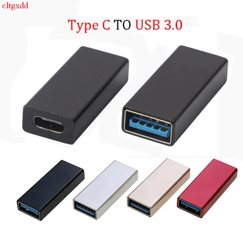 Cltgxdd 1-5 шт Разъем USB 3.1 C-type для подключения преобразователя USB 3.0 A адаптер для зарядки и передачи данных со скоростью 5 Гбит/с