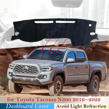 Коврик для приборной панели для Toyota Tacoma N300 2016 2017 2018 2019 2020 2021 2022 Аксессуары для защиты приборной панели от солнца