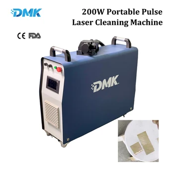 DMK 200W Портативная Лазерная Машина Для Чистки Импульсного Лазера Для Удаления Ржавчины Удаление Металлической Ржавчины Удаление Оксидного Покрытия