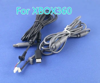 12ШТ Черно Серый 4Pin Проводной интерфейсный кабель контроллера для xbox360 Xbox 360 USB Разъемный кабель Переходник для ведущего шнура