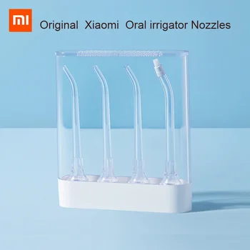 Оригинальные насадки для ирригатора полости рта Xiaomi Mijia ТОЛЬКО для Xiaomi Сменная насадка для ирригатора полости рта Water Pick Дополнительные водоструйные головки