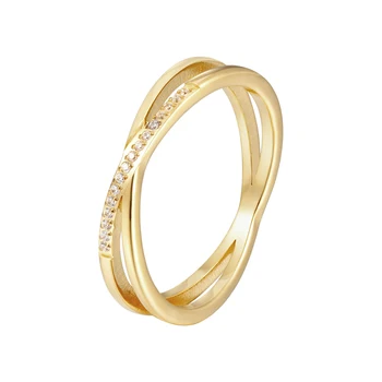 Красивое и изысканное Женское кольцо из высококачественной титановой стали с инкрустацией цирконом, модные ювелирные изделия, Любовные кольца Оптом