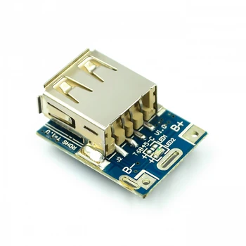 Модуль питания 5V Boost Step Up Плата защиты от зарядки литий-ЛиПо аккумулятора Светодиодный дисплей USB для зарядного устройства DIY 134N3P Программа