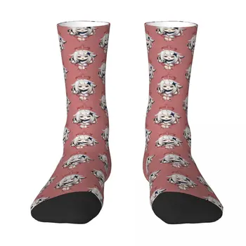 Зимние носки унисекс Paimon Genshin Impact, уличные носки Happy Socks, уличный стиль Crazy Sock