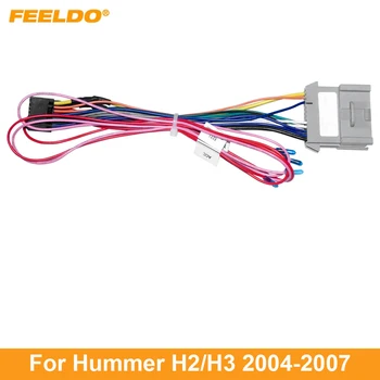 Автомобильный 16-контактный кабель питания FEELDO, адаптер жгута проводов для Hummer H2/H3 (04-07), Кабель для установки головного устройства