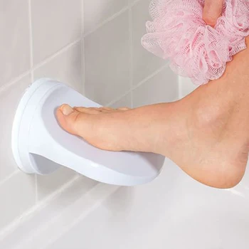 Настенная подставка для ног для душа в ванной комнате, подставка для ног для душа, подставка для помощи ногам для бритья, держатель для захвата, подставка для ног для душа на присоске