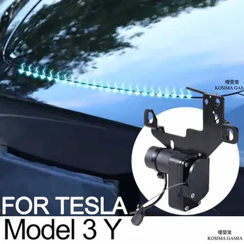 Для Tesla Model Y 3 2021 2023 2024, автомобильный замок с мягким закрыванием, Автоматическое закрытие переднего багажника, электрическая крышка, автоматический доводчик замка