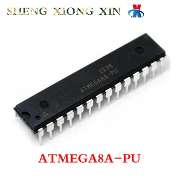 5 шт./Лот 100% Новый ATMEGA8A-PU DIP-28 8-битный микроконтроллер -Интегральная схема MCU ATMEGA8A