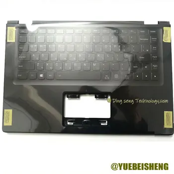 YUEBEISHENG Новый для Lenovo Yoga 2 13 Yoga 2-13 Подставка для рук, верхняя крышка корейской клавиатуры с подсветкой, 90205166