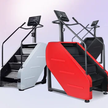 Красный Тренажер Для Скалолазания Stepper Stair Master Stairmill Упражнение Для Скалолаза По Лестнице Коммерческий Тренажерный Зал Клуб Фитнес-Центр Кардиотренажеры