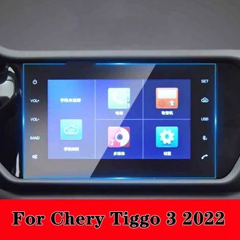 Автомобильный GPS Сенсорный Экран Протектор Центрального Управления Стеклянная Пленка Закаленная Навигационная Пленка Для Chery Tiggo 3 2022 Автомобильные Аксессуары