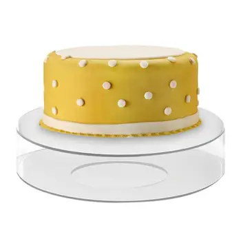 Круглый ярус для торта Круглая Прозрачная подставка для торта Заполняемый цилиндр Центральное украшение вечеринки Круглая подставка для показа тортов