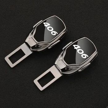 Аксессуары для интерьера автомобиля, Автоматический логотип, Изготовленный на заказ Зажим для пряжки ремня безопасности для Peugeot 406