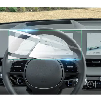 Автомобильный ЖК-Дисплей С Приборным Дисплеем Протектор Экрана Аксессуары Для Интерьера Автомобиля Пленка Из Закаленного Стекла Для 2021 2022 Ioniq 5 12 дюймов