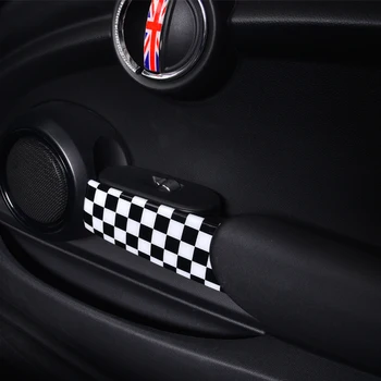 Для MINI Cooper F56 JCW модификация для стайлинга автомобилей наклейка для автомобиля автомобильные аксессуары внутренняя ручка внутренней двери декоративная наклейка крышка