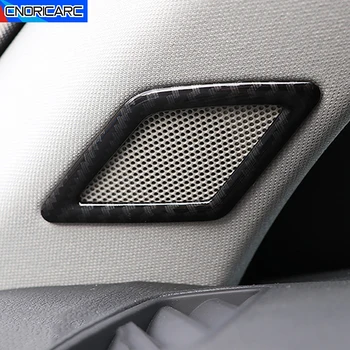 Декоративная Накладка Рамки Стереодинамика Передней Стойки Двери Автомобиля Audi Q3 2019-2022 Внутренний Рожок Из Углеродного Волокна С Текстурой Аксессуара