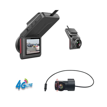 K18N ИК Ночного Видения С Двумя Объективами HD1080P 4g Mini Dashcam Для Отслеживания автомобиля С WIFI Gps Max 128G Card 4g Автомобильная Камера