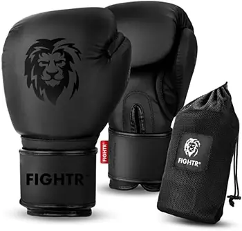 FIGHTR®  Боксерские перчатки из натуральной кожи | Мужские и женские | для бокса, ММА, Муай-тай, кикбоксинга и боевых искусств 10 1