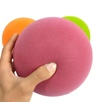 7-дюймовый мяч из пенопласта высокой плотности без покрытия для детей старше 3 лет, мягкий, легкий, удобный в захвате мяч для тренировок в помещении Оптом