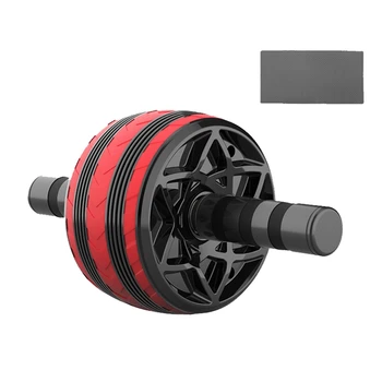 Тренировочное роликовое колесо Ab Wheel Roller С тренажерами для коленного пресса для домашнего тренажерного зала, тренирующими основные мышцы
