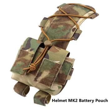 Тактический Шлем MK2 Аккумуляторный Чехол Страйкбольный Шлем Сумка-Противовес Для Быстрой Стрельбы На Открытом Воздухе Аксессуары Для Шлема