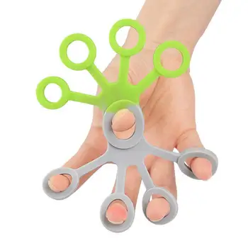 Кольцевая конструкция, подвижные пальцы не так легко отваливаются и могут использоваться для комфортных упражнений обеими руками