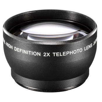55 мм 2X телеобъектив телеконвертер для Canon Nikon Sony Pentax 18-55 мм