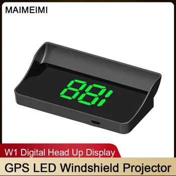 Автомобильный HUD Головной дисплей KMH GPS Спидометр Цифровой измеритель скорости Проектор лобового стекла Цифровые Электронные Автомобильные Аксессуары