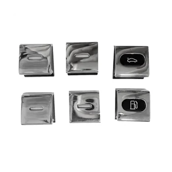 1 комплект Кнопка включения окна автомобиля Газовый Дверной выключатель Накладка для Bentley Continental GT 2004-2017 Стеклоподъемник с электроприводом Хром
