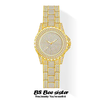 BS Новые аутентичные часы Starry модные женские часы Кварцевые Популярные студенческие