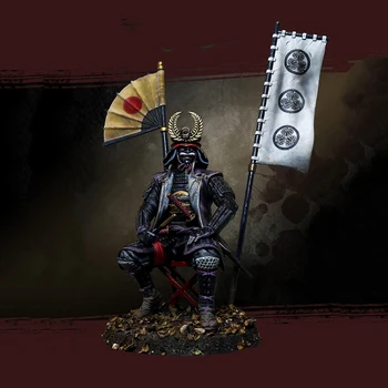 В разобранном виде 1/18 древний солдат Токугава сидит Фигурка из смолы миниатюрные модельные наборы Неокрашенные