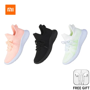 Женская обувь на платформе Xiaomi Youpin, Бесплатная доставка и низкая цена, Повседневные кроссовки, женские весенне-летние кроссовки Flyweave, размер 35-42
