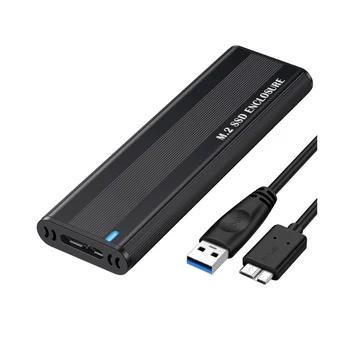 M2 SSD Case NGFF 5 Гбит/с Протокол SATA M.2 к USB 3.1 Gen1 SSD Адаптер для NGFF SATA SSD Disk Box M.2 SSD Case