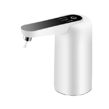 Дозатор для бутылок с водой, съемный дозатор для воды для бутылки, модернизированная портативная автоматическая зарядка через USB Белого цвета
