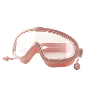 Очки, Большой детский водонепроницаемый бокс для плавания с защитой от запотевания для мальчиков и девочек, набор для детей и