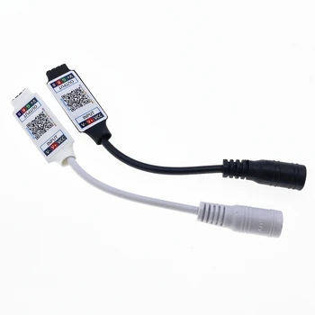 Мини-контроллер Wi-Fi RGB Bluetooth DC 5V 12V 24V Мини-музыкальный контроллер Bluetooth Контроллер полосы света для светодиодной ленты RGB RGBW