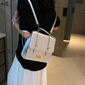 Оригинальный японский модный ретро-рюкзак, женская высококачественная сумка 2023 года выпуска с новой пряжкой, многофункциональный студенческий рюкзак для поездок на работу, шикарный