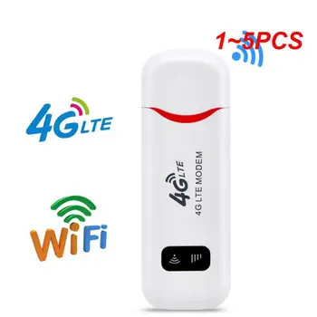 1-5 Шт. Беспроводной маршрутизатор LTE WiFi, 4G SIM-карта, портативный USB-модем со скоростью 150 Мбит/с, карманный ключ для доступа к точке доступа, мобильный широкополосный доступ для домашнего Wi-Fi