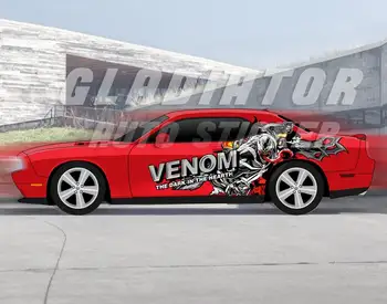 Автомобильная ливрея Venom НОВОГО дизайна, литая виниловая обертка, универсальный размер, автомобильная обертка