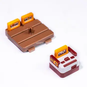Классические ретро пластиковые колпачки для ключей FC Famicom Совместимый переключатель оси Механическая клавиатура для cherry MX/Челнока с поперечной осью