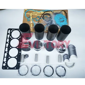 Для KUBOTA parts V3600 комплект для восстановления шатуна, поршневых колец, вкладышей, полный комплект прокладок, подшипник двигателя