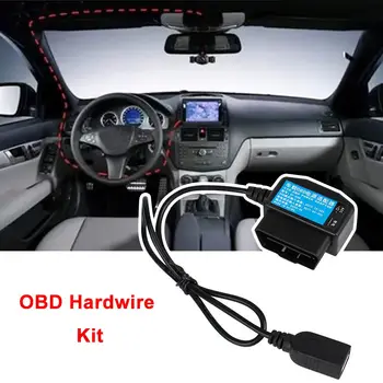 24-часовой мониторинг парковки 5V 3A USB кабель для зарядки автомобиля OBD Комплект проводов с переключателем для видеорегистратора Автомобильный видеорегистратор
