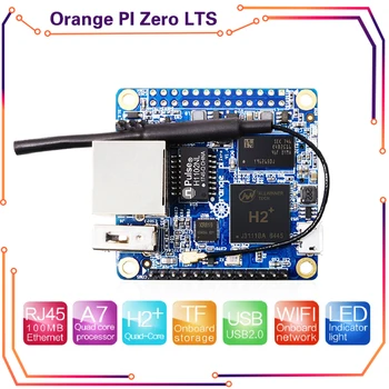 Оранжевый PI Zero LTS 512 МБ + плата расширения + черный корпус, мини-одноплатный комплект OPI10