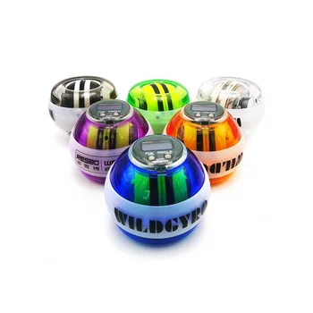 Новые Продукты LED Gyroscopic Powerballs Серии Autostart Gyro Power Wrist Ball Со Встречным Тренажером Для Тренировки Мышц Рук