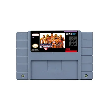 Экшн-игра American Gladiators для SNES 16 BitRetro Cart Детский Подарок
