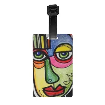 Багажные бирки Пабло Пикассо, изготовленные на заказ багажные бирки, идентификационная наклейка Privacy Cover
