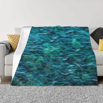 Зеленое Морское Одеяло, Покрывало На Кровать, Одеяло Для Пикника, Диван-Кровать